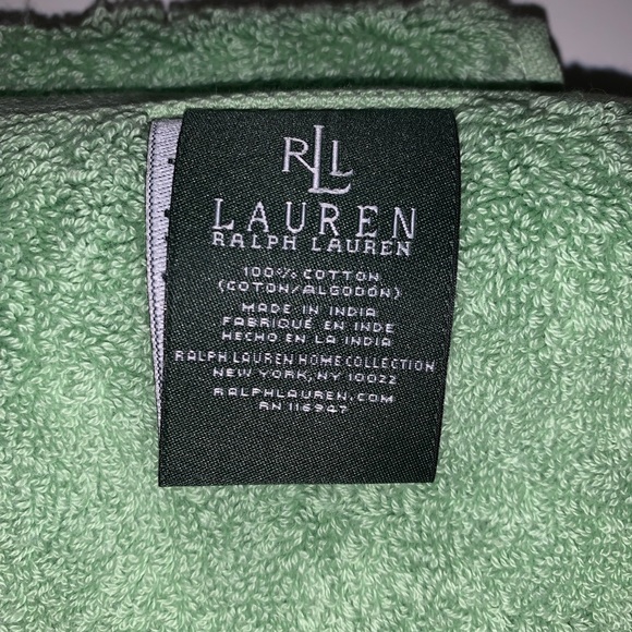 Ralph Lauren Cotton Bath Mat Apple Green 22x36” New NWT - Picture 4 of 7
